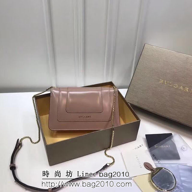 BVLGARI寶格麗 專櫃新款 蛇頭扣環 單層蛇頭包 鏈條單肩斜挎包 B39174 FYD1326